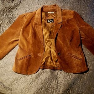 Avanti Women's Brown Suede Blazer